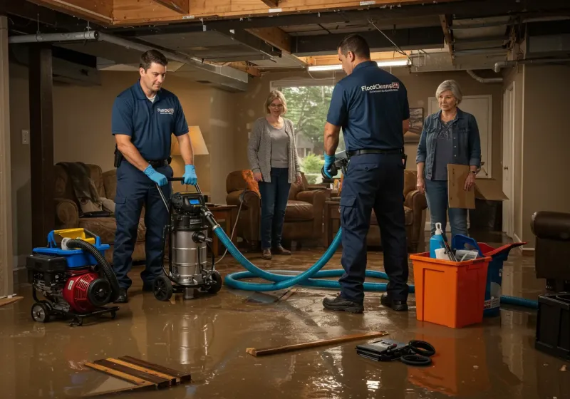 Basement Water Extraction and Removal Techniques process in Burns Flat, OK